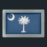 South Carolina flag Belt Buckle<br><div class="desc">South Carolina flag</div>