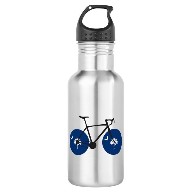 South Carolina Flag Bicycle 532 Ml Water Bottle (Front)