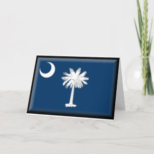 South Carolina Flag Card