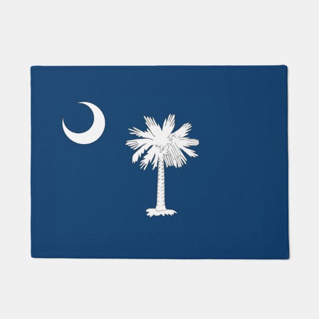 South Carolina Flag Doormat (Front)