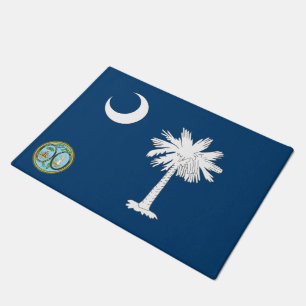 South Carolina flag Doormat
