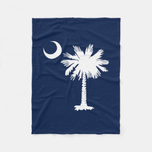 South Carolina Flag Fleece Blanket