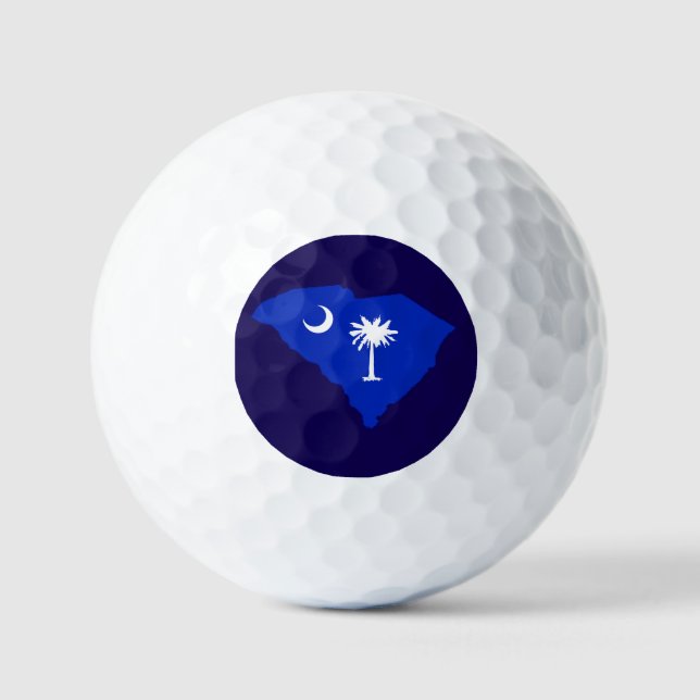 South Carolina Flag Golf Balls (Front)