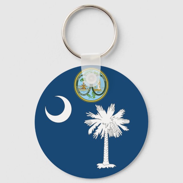 South Carolina flag Key Ring (Front)