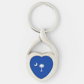 SOUTH CAROLINA FLAG KEY RING