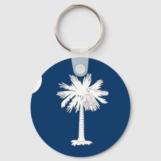 South Carolina Flag Key Ring (Front)