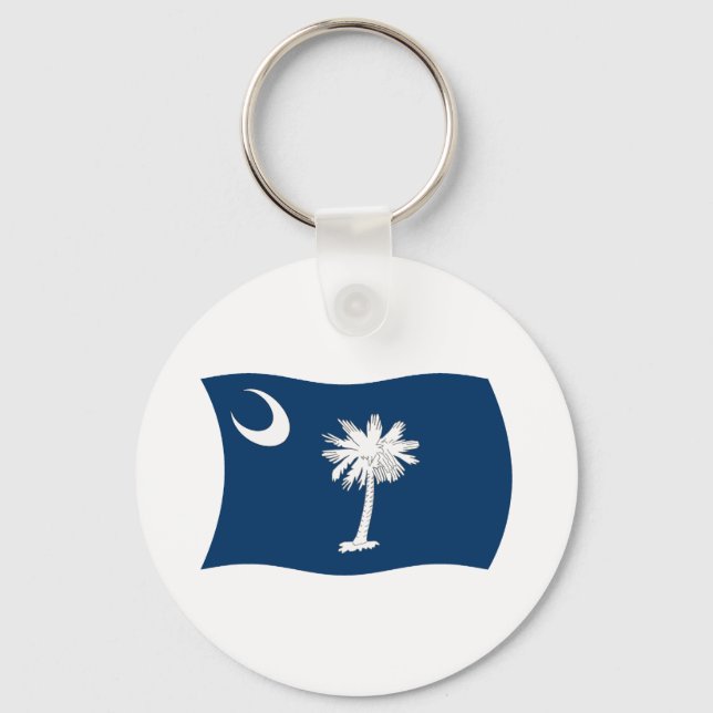 South Carolina Flag Keychain (Front)