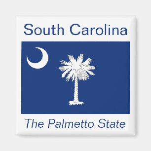 South Carolina Flag Magnet