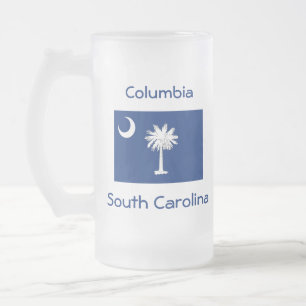 South Carolina Flag Map City Mug