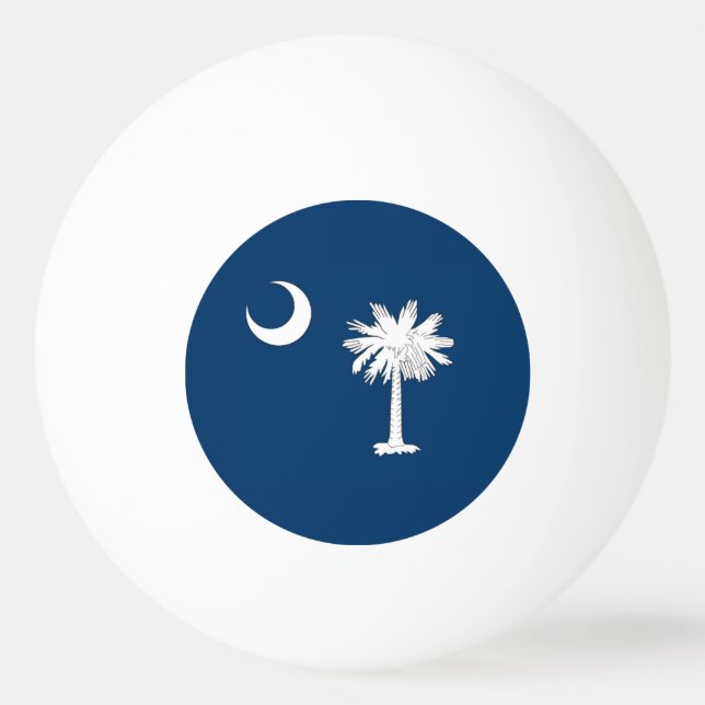 South Carolina Flag Ping Pong Ball (Front)
