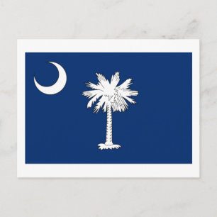 South Carolina Flag Postcard