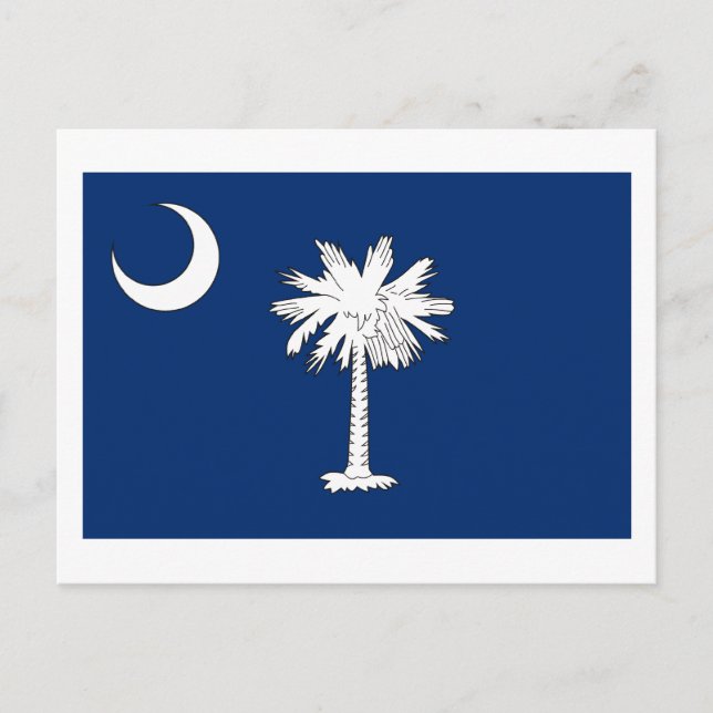 South Carolina Flag Postcard (Front)