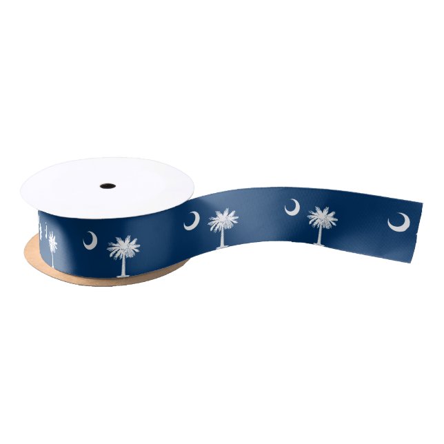 South Carolina Flag Satin Ribbon (Spool)
