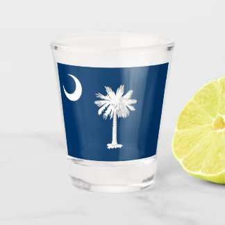 South Carolina Flag Shot Glass