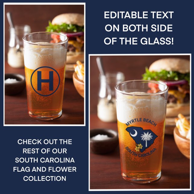 South Carolina Flag State Flower Yellow Jessamine Glass (Creator Uploaded)