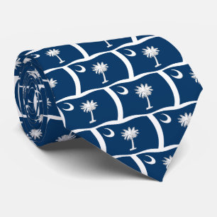 South Carolina Flag Tie