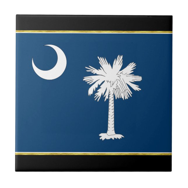 South Carolina flag Tile (Front)