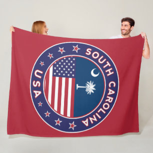 South Carolina Fleece Blanket