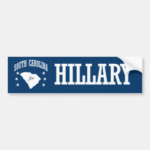 SOUTH CAROLINA FOR HILLARY BUMPER STICKER
