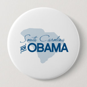 South Carolina for Obama.png 10 Cm Round Badge
