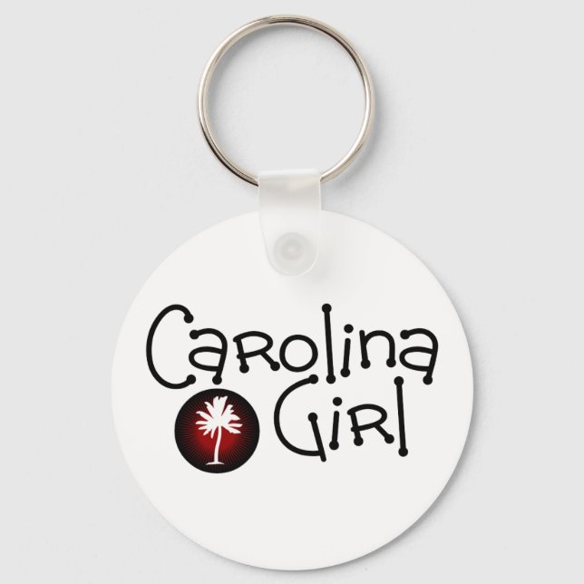 South Carolina Girl Keychain (Front)