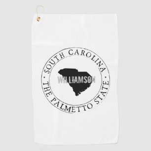 South Carolina Golf Towel Name