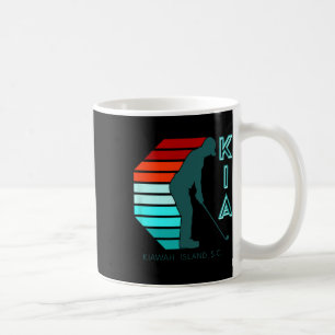South Carolina Golfing Pro Retro Beach Kiawah Isla Coffee Mug