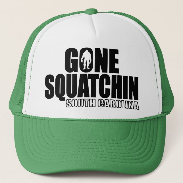 SOUTH CAROLINA Gone Squatchin - Original Bobo Trucker Hat (Front)