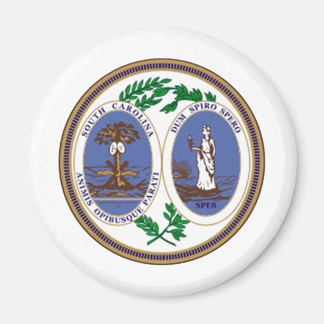 South Carolina Great Seal Magnet (Front)