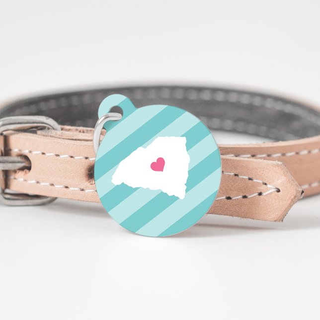 South Carolina Heart Pet Tag (Creator Uploaded)