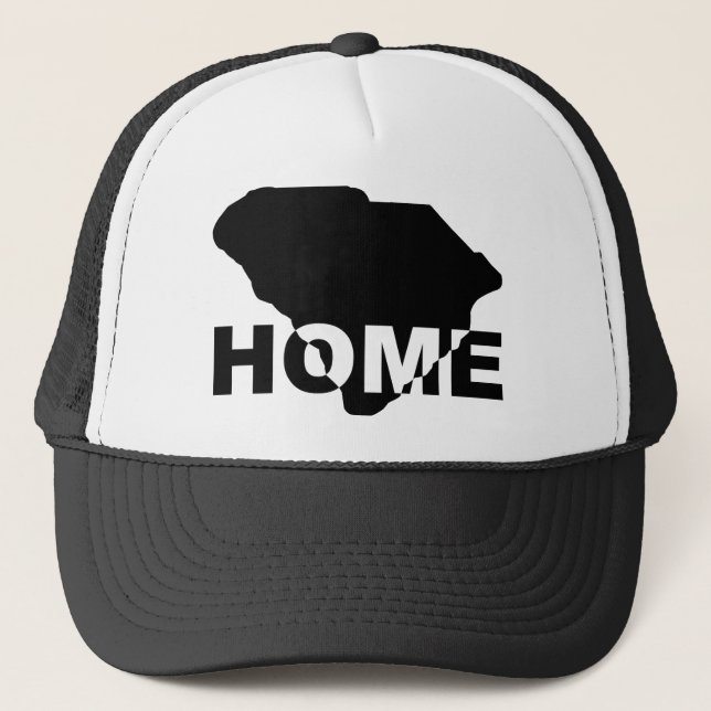South Carolina Home Away From State Ball Cap Hat (Front)