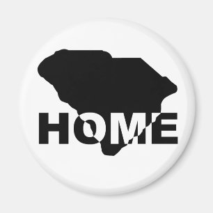 South Carolina Home Away From State Fridge Magnet