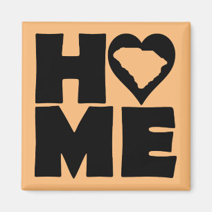 South Carolina Home Heart State Fridge Magnet