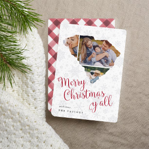 South Carolina Home State Photo Collage Christmas Holiday Card