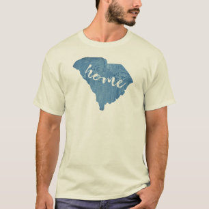 South Carolina Home Wood Grain T-Shirt
