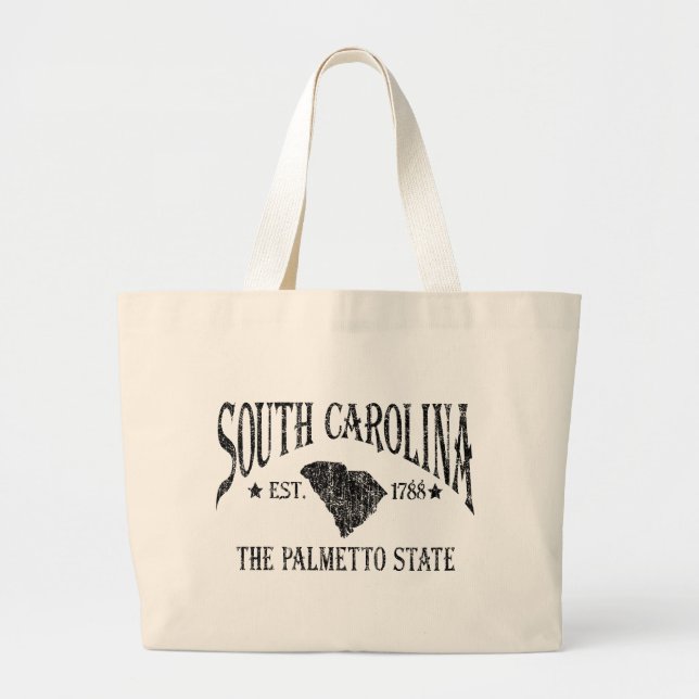 South Carolina Large Tote Bag (Front)