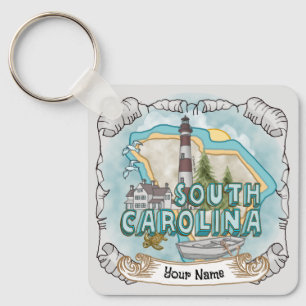 South Carolina Lighthouse  Key Ring