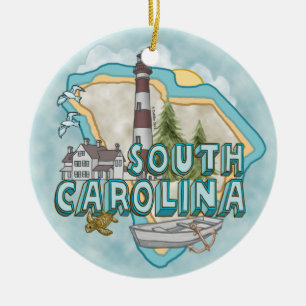 South Carolina Lighthouse Ornament