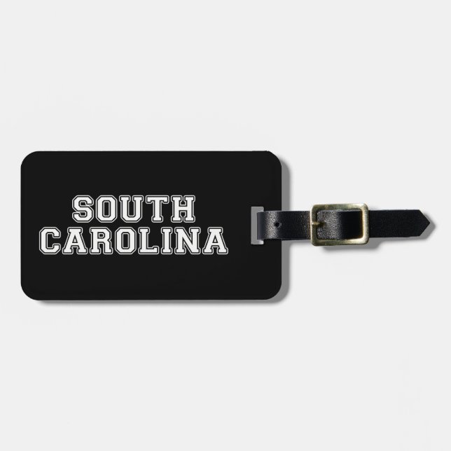South Carolina Luggage Tag (Front Horizontal)
