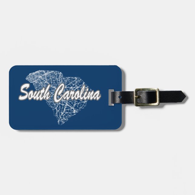 South Carolina Luggage Tag (Front Horizontal)