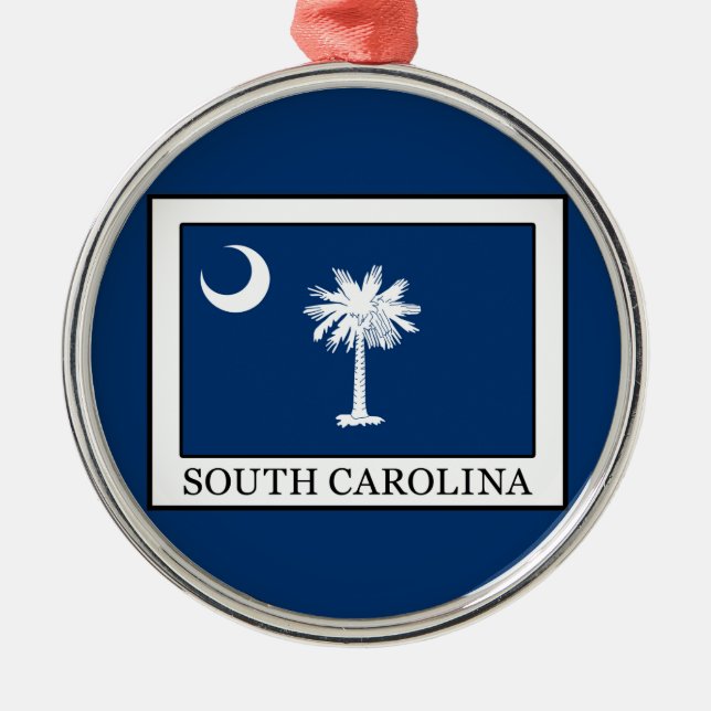 South Carolina Metal Tree Decoration (Front)