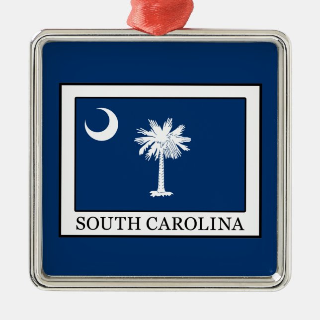 South Carolina Metal Tree Decoration (Front)