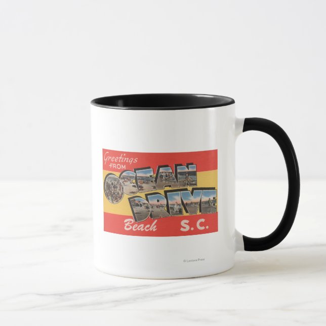 South Carolina - Ocean Drive Beach Mug (Right)
