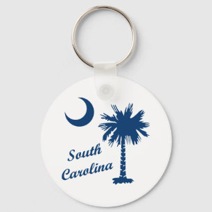 South Carolina Palmetto Key Ring