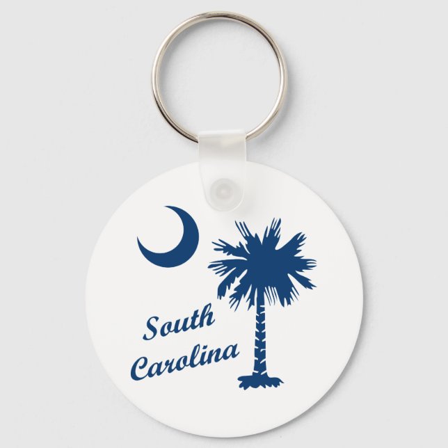 South Carolina Palmetto Key Ring (Front)