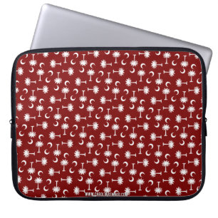 South Carolina Palmetto Moon Flag Garnet Laptop Sleeve
