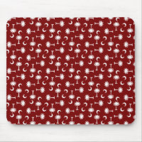 South Carolina Palmetto Moon Flag Garnet