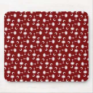 South Carolina Palmetto Moon Flag Garnet Mouse Mat