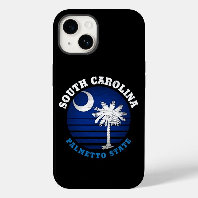 SOUTH CAROLINA PALMETTO STATE FLAG Case-Mate iPhone CASE (Back)
