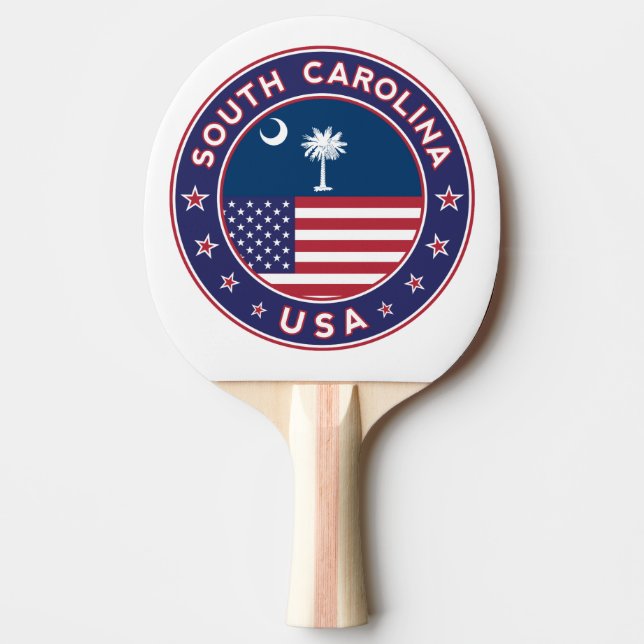 South Carolina Ping Pong Paddle (Front)